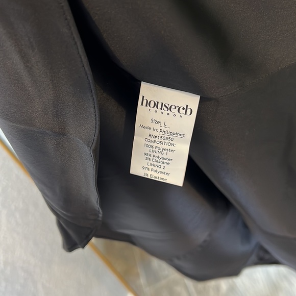 House of CB 'Carmina' Black Mini Corset Dress - Picture 11 of 11